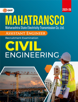 GKP MAHATRANSCO 2025-26 : Assistant Engineer - Civil Engineering| Technical Section, Reasoning, Quantitative Aptitude, English Language, Marathi Language, General Awareness, and Current Affairs(Paperback, G.K. Publications (P) Ltd.)