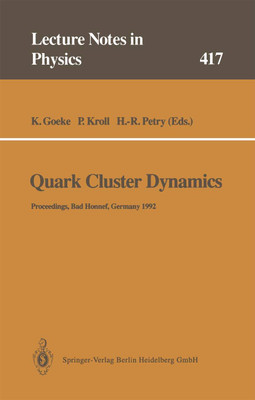 Quark Cluster Dynamics(English, Hardcover, unknown)