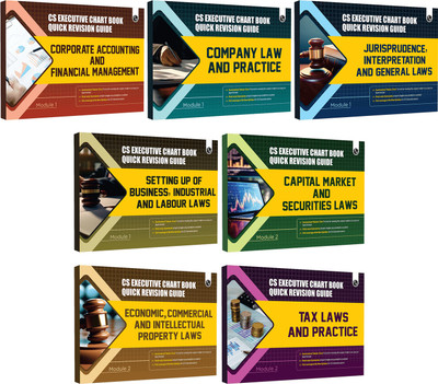 Pw Cs Executive Chart Books Quick Revision Guide Combo Set of 7 Books(English, Hardcover, unknown)
