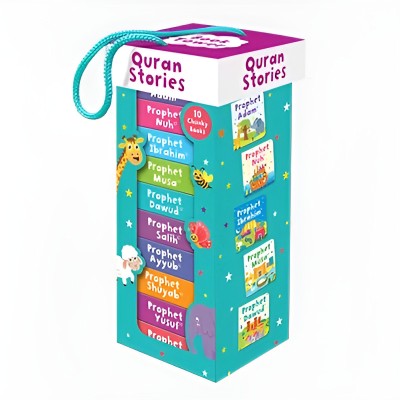 Quran Stories Book Tower (Set Of 10 Chunky Board Books)(Hardcover, Saniyasnain Khan)