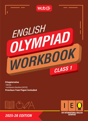 MTG International English Olympiad (IEO) Workbook Class 1 - Chapterwise MCQs, Previous Years Solved Paper & Achievers Section - SOF Olympiad Books For 2025-26 Exam(Paperback, ZARRIN ALI KHAN)