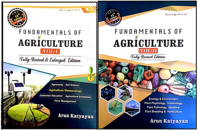 Fundamentals of Agriculture - Vol - I & II - 11th/Ed. Revised for 2024-25 - Set of 2 Books(Paperback, Arun Katyayan)