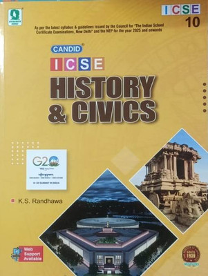 CANDID ICSE HISTORY & CIVICS CLASS-10(Paperback, K.S. RANDHAWA)