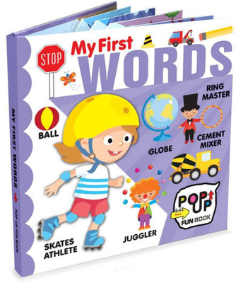 Hello Friend My First Words Pop Up Fun Book With 5 Spreads(Staple Bound, Brijbasi)
