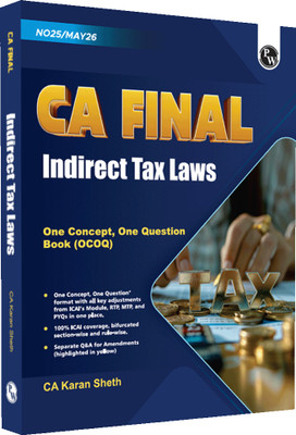 Pw Ca Final-Indirect Tax Laws- One Concept, One Question(Ocoq) Q&A Boo(English, Hardcover, unknown)
