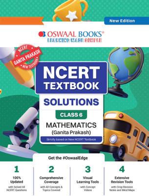 Oswaal NCERT Textbook Solutions Class-6 Mathematics (Ganita Prakash)(Paperback, Oswaal Editorial Board)