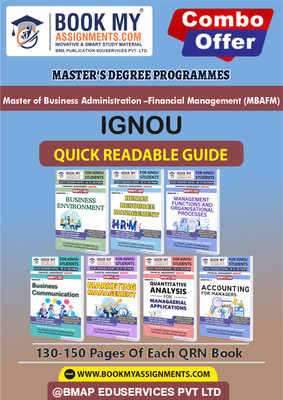 IGNOU MMPC1 MMPC2 MMPC3 MMPC4 MMPC5 MMPC6 MMPC7 Quick Readable Notes Book For Ignou Student MBAFM In English -Our books use 80 GSM A4 paper for clear, sharp prints, perfect for students(Paperback, BMA Publication)