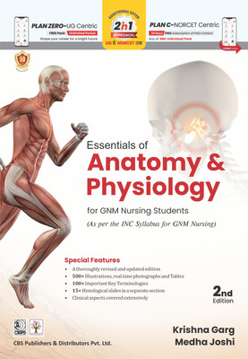 Essentials of Anatomy and Physiology for GNM Nursing Students(Paperback, Krishna Garg, Medha Joshi)