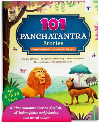 Story Book English | 101 Panchatantra Stories for Kids | Kids Story Books With Pictures | Bedtime Children Story  - 101 Panchatantra Stories with 101 Disc(Paperback, Target Publications)