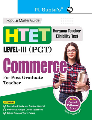 HTET (PGT) Post Graduate Teacher (Level-3) Commerce Exam Guide(English, Paperback, RPH Editorial Board)
