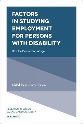 Factors in Studying Employment for Persons with Disability(English, Hardcover, unknown)