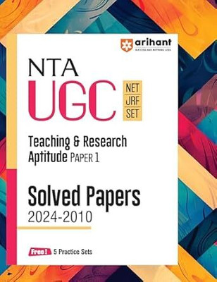 Arihant Nta UGC Net/Jrf/Set Teaching & Research Aptitude Paper - 1 Solved Papers(English, Paperback, unknown)