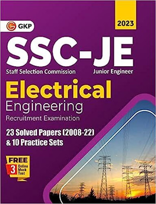 SSC 2023 Junior Engineers Paper I - Electrical Engineering - 23 Solved Papers & 10 Practice Sets(Paperback, GKP EXPERTS)