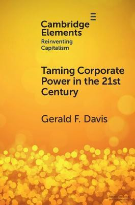 Taming Corporate Power in the 21st Century(English, Paperback, Davis Gerald F.)