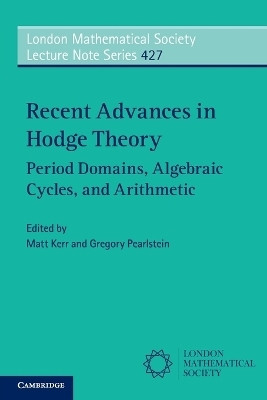 Recent Advances in Hodge Theory(English, Paperback, unknown)