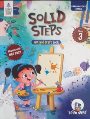 solid steps art and craft book class 3(Paperback, .)