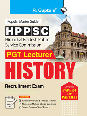 HPPSC: PGT Lecturer HISTORY (Paper-I & Paper-II) Recruitment Exam Guide(English, Paperback, RPH Editorial Board)