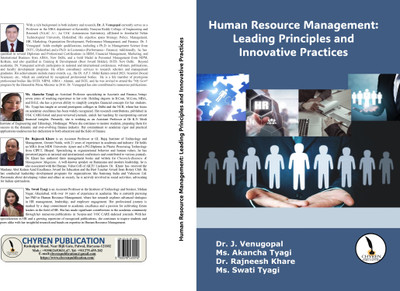 Human Resource Management: Leading Principles and Innovative Practices(Paperback, Dr. J. Venugopal, Prof. Akancha Tyagi, Dr. Rajneesh Khare, Ms. Swati Tyagi)