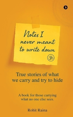 NOTES I NEVER MEANT TO WRITE DOWN(English, Paperback, Rohit Raina)