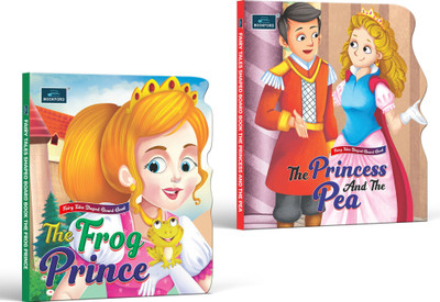 Fairy Tale Shaped Board Book – The Frog Prince & The Princess and the Pea (set of 2)(Board book, BOOKFORD)