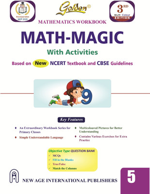 Golden Mathematics Workbook Math-Magic with Activities (Based on NCERT Textbook) for Class - 5(Paperback, Vohra, Jitesh)
