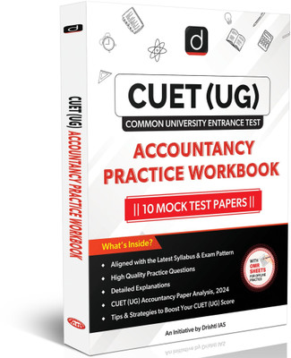 CUET (UG) Accountancy Practice Workbook | Entrance Exam(Paperback, Drishti Publications)