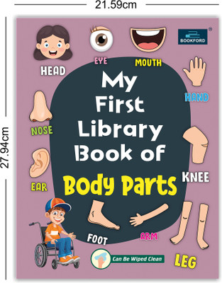 Super Cute Toddlers Coloring Bag + My First Library Book of Body Parts – Set of 2(Paperback, BOOKFORD)