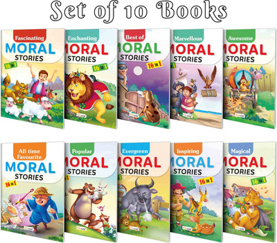 My first picture Reading library Set : Learning story book for kids, Educational picture book with Story for toddlers, Collection of 10 Story books(Paperback, GO WOO)