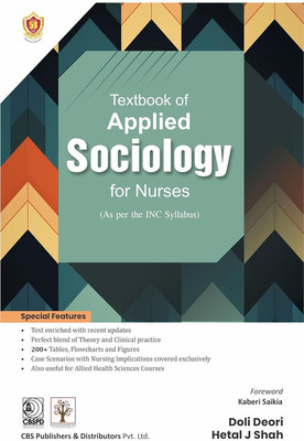 TEXTBOOK OF APPLIED SOCIOLOGY FOR NURSES AS PER THE INC SYLLABUS (PB 2025)(Paperback, DOLI DEORI)