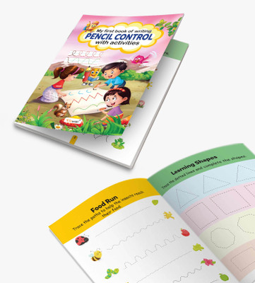 My First Book Of Writing Pencil Control With Activities : Preschool Pencil Control Activities, Early Learning Writing Workbook, Beginner Handwriting Workbook, Preschoolers Learning Book(Paperback, GOWOO)