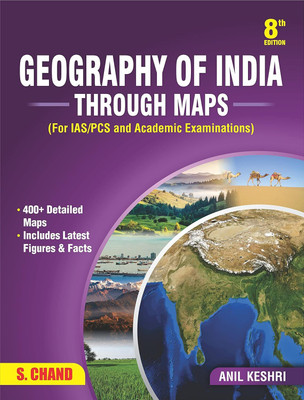 Geography of India through Maps in English with Pictures(Paperback, publication team)