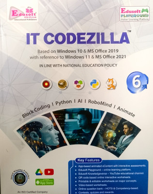 Edusoft IT Codezilla class 6(Paperback, Gagan Agarwal)