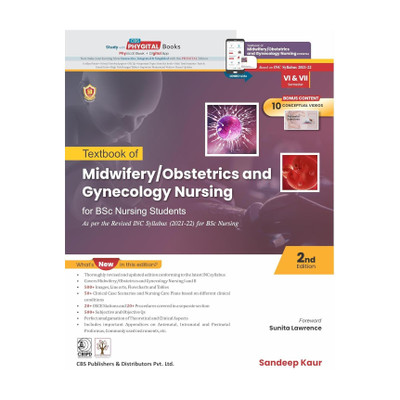 Textbook Of Midwifery Obstetrics And Gynecology Nursing For Bsc Nursing Students(English, Paperback, Kaur Sandeep)