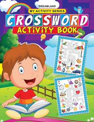 My Activity- Crossword Activity Book  - With Bright And Colourful Images|32 Pages | Topic -Names Of Colours, Birds, Food, Vehicles, And More(English, Paperback, unknown)