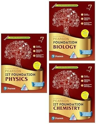 Pearson IIT Foundation'24- Physics + Chemistry + Biology Class 7 for JEE, NTSE, Olympiad| Revised CBSE |Free access to elibrary & Myinsights Self Preparation - 6th Edition(Paperback, Trishna's) Pearson IIT Foundation'24- Physics + Chemistry + Biology Class 7 for JEE, NTSE, Olympiad| Revised CBSE |Free access to elibrary & Myinsights Self Preparation - 6th Edition(Paperback, Trishna's)