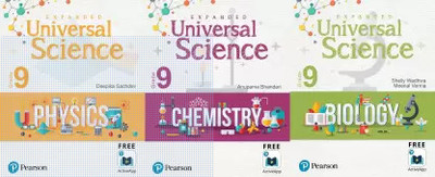 Expanded Universal Science | Physics Chemistry Biology Books For Class 10 | By Pearson Combo Pack New Edition 2023(Paperback, pearson)