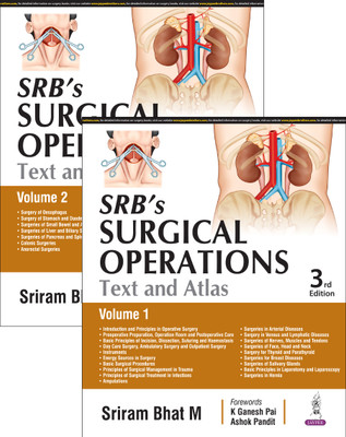 SRB’s Surgical Operations: Text and Atlas (2 Volumes)(Paperback, Sriram Bhat M, SRB’s Surgical Operations: Text, Atlas (2 Volumes))