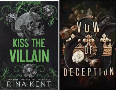 KISS THE VILLAIN+VOW
OF
DECEPTION(Paperback, RINA KENT)