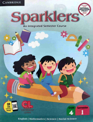 CAMBRIDGE SPARKLERS CLASS - 4 SEMESTER - 1(Paperback, T)