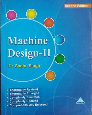 Machine Design-II By Dr. Sadhu Singh(Paperback, Dr. Sadhu Singh)