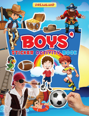Sticker Activity Book - Boys  - | Fun & Educational Activity Book for Kids Ages 3-6 | Bright & Colourful Pictures, Stickers, Creative Activities, Motor Skills Development & Independent Learning(English, Paperback, unknown)