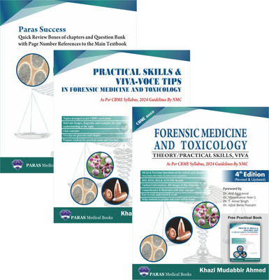 khazi, Forensic Medicine and Toxicology (Theory, Practical Skills, VIVA) 4th/2025(Paperback, Khazi Mudabbir Ahmed)