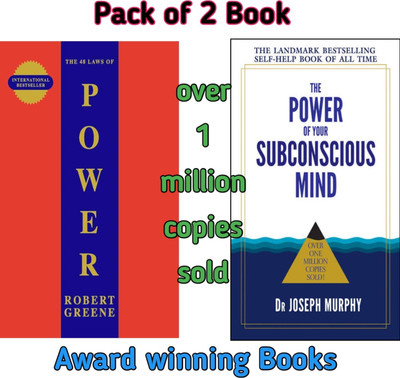 Combo pack of 2, The 48 Law of Power and The Power of your Subconscious Mind - Combo pack of two books for self help and improvement skills of your mind. with 2 Disc(Paperback, Robert Greene, Dr. Joseph Murphy) Combo pack of 2, The 48 Law of Power and The Power of your Subconscious Mind - Combo pack of two books for self help and improvement skills of your mind. with 2 Disc(Paperback, Robert Greene, Dr. Joseph Murphy)