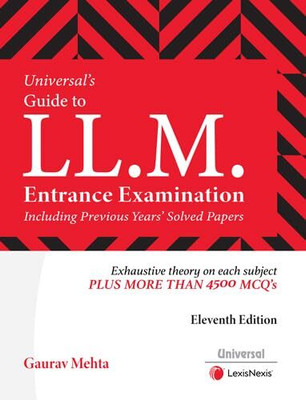 Universal's Guide to LL.M. Entrance Examination(Paperback, Gaurav Mehta)