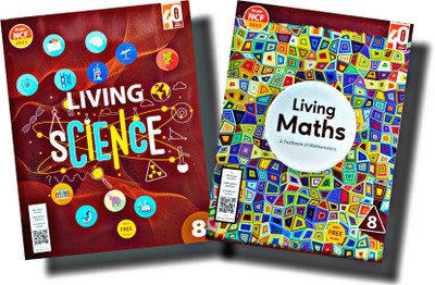 Ratna Sagar Living Science and Living Maths for class 8 combo set of 2 books(Paperback, Monica Kapoor, A. C. Sahgal)
