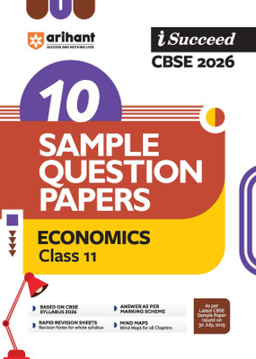 Arihant i-Succeed CBSE Sample Question Papers 2026 Economics Class 11 ...