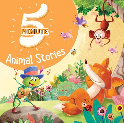 5 Minute Animal Stories - Premium Quality Padded & Glittered Book(Hardcover, PEGASUS)