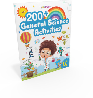 200+ General Science Activity Book – Science Lovers, Daily Practice, Mindful Activities and Puzzles for young learners: Tick & Cross, Matching, Solving Puzzles (Activity Book for Kid)(Paperback, Little Masters)