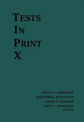 Tests in Print X(English, Hardcover, Buros Center)