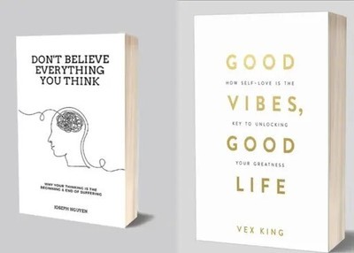 Good Vibes Good Life + Don't Believe Everything You Think (2 Book Combo)(Paperback, JMD BOOKS)